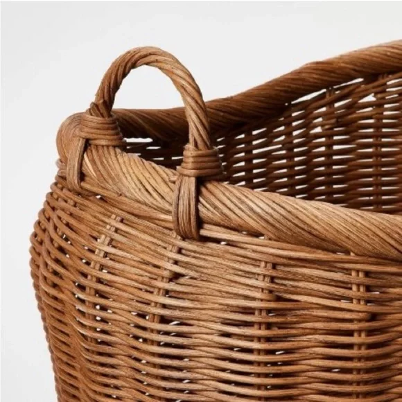 NWOT Large Oval Vintage French Basket - Threshold Studio McGee - Picture 3 of 3